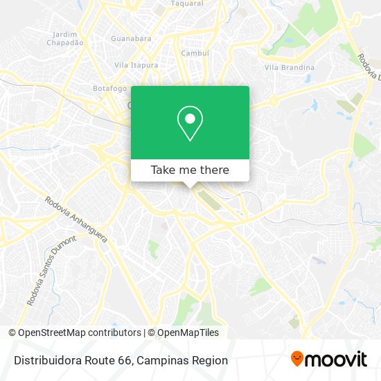 Distribuidora Route 66 map