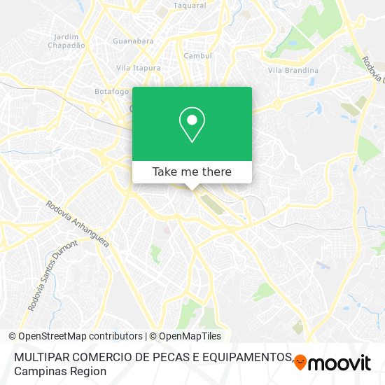 MULTIPAR COMERCIO DE PECAS E EQUIPAMENTOS map