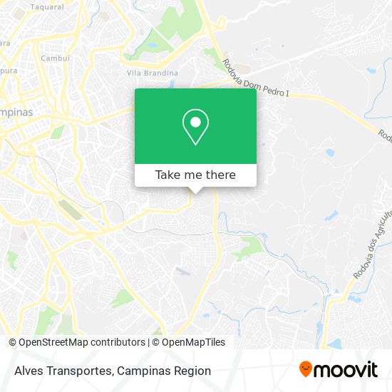 Alves Transportes map