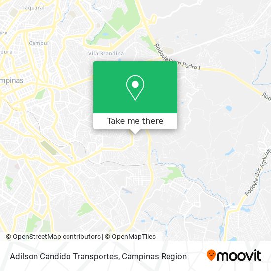 Adilson Candido Transportes map