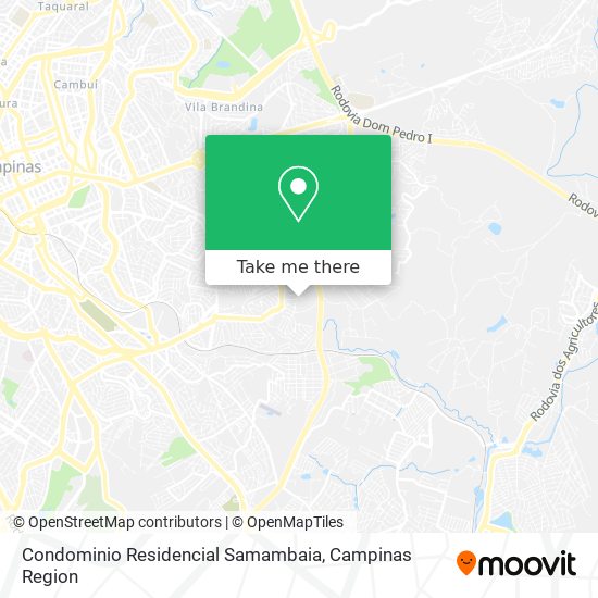 Condominio Residencial Samambaia map