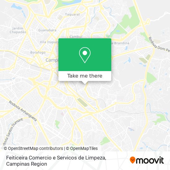 Feiticeira Comercio e Servicos de Limpeza map