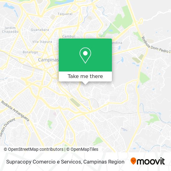 Supracopy Comercio e Servicos map