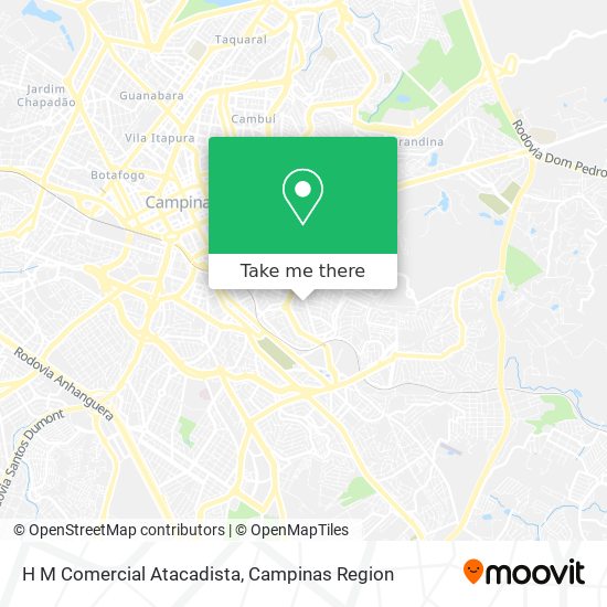 Mapa H M Comercial Atacadista