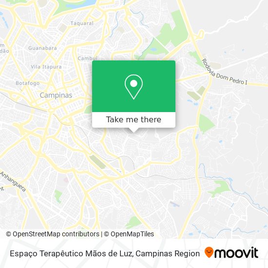 Espaço Terapêutico Mãos de Luz map