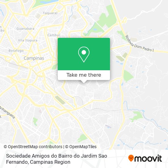 Sociedade Amigos do Bairro do Jardim Sao Fernando map