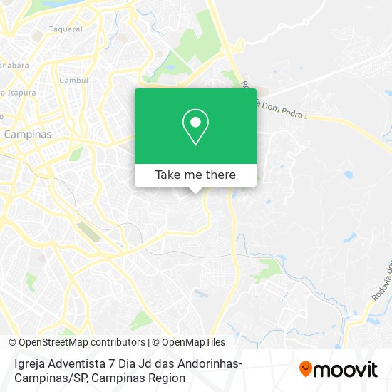 Igreja Adventista 7 Dia Jd das Andorinhas- Campinas / SP map