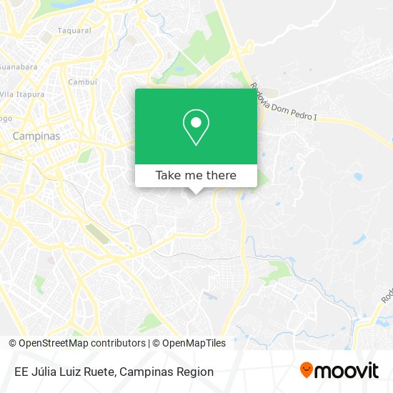 EE Júlia Luiz Ruete map