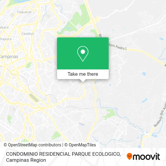 CONDOMINIO RESIDENCIAL PARQUE ECOLOGICO map