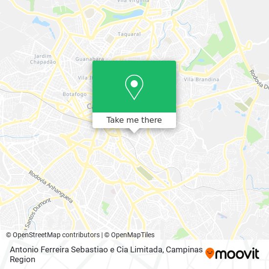 Antonio Ferreira Sebastiao e Cia Limitada map