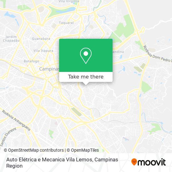 Auto Elétrica e Mecanica Vila Lemos map