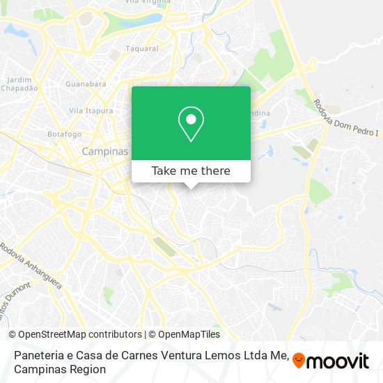 Paneteria e Casa de Carnes Ventura Lemos Ltda Me map