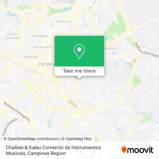 Chaiben & Kalau Comercio de Instrumentos Musicais map