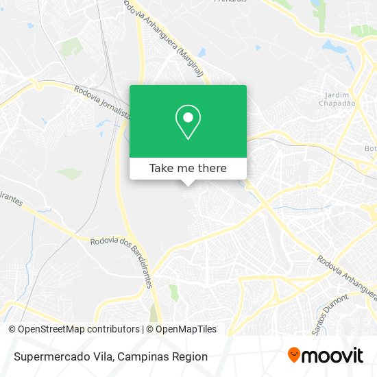 Supermercado Vila map