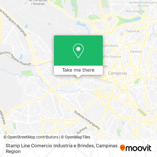 Stamp Line Comercio Industria e Brindes map