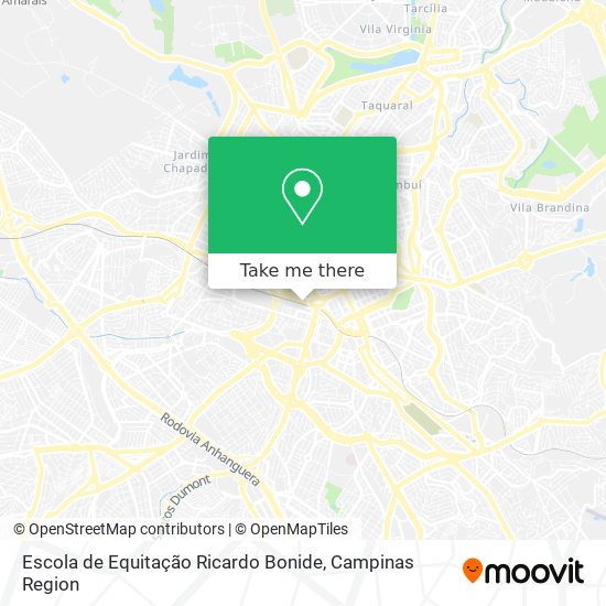 Mapa Escola de Equitação Ricardo Bonide