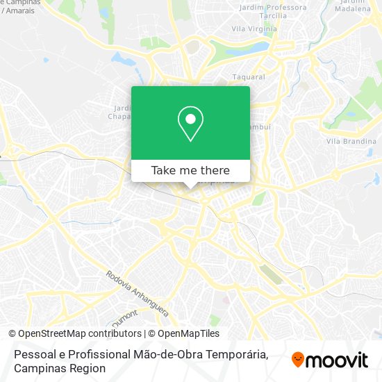 Pessoal e Profissional Mão-de-Obra Temporária map