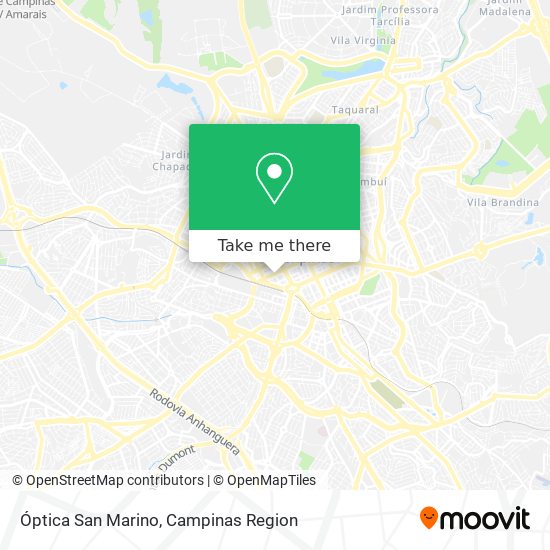 Óptica San Marino map