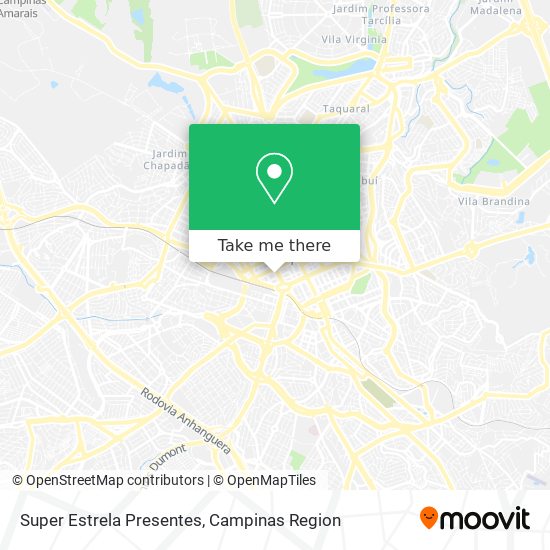 Super Estrela Presentes map