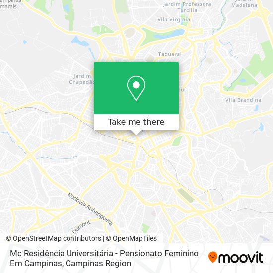 Mc Residência Universitária - Pensionato Feminino Em Campinas map