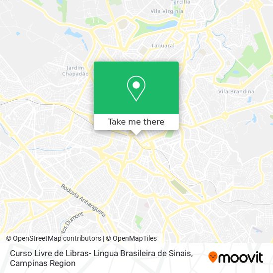 Curso Livre de Libras- Lingua Brasileira de Sinais map
