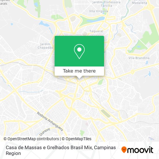 Casa de Massas e Grelhados Brasil Mix map