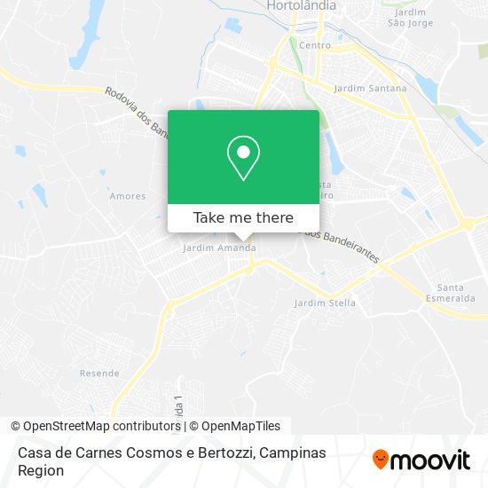 Casa de Carnes Cosmos e Bertozzi map