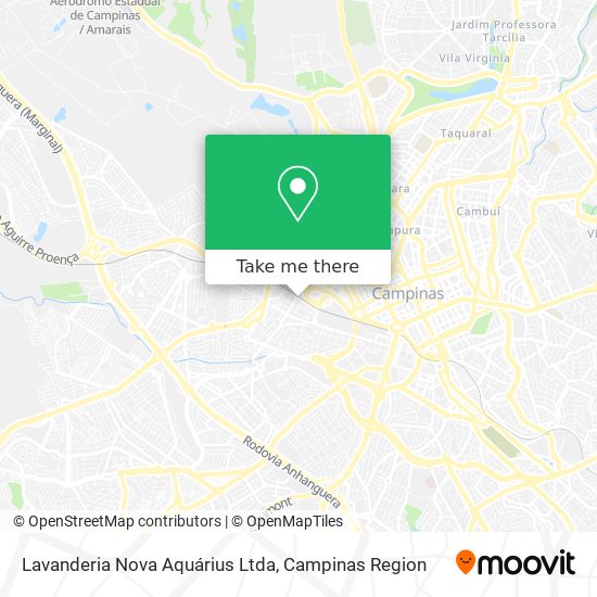 Lavanderia Nova Aquárius Ltda map