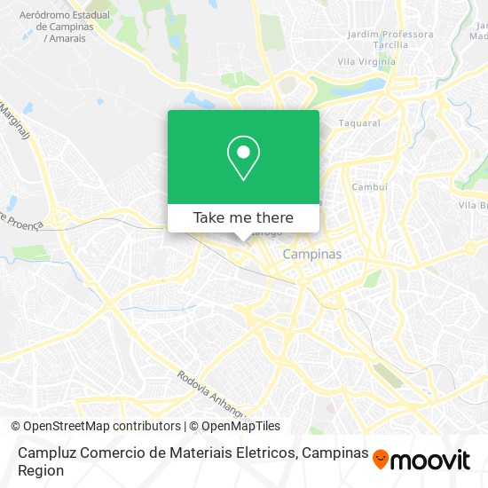 Campluz Comercio de Materiais Eletricos map