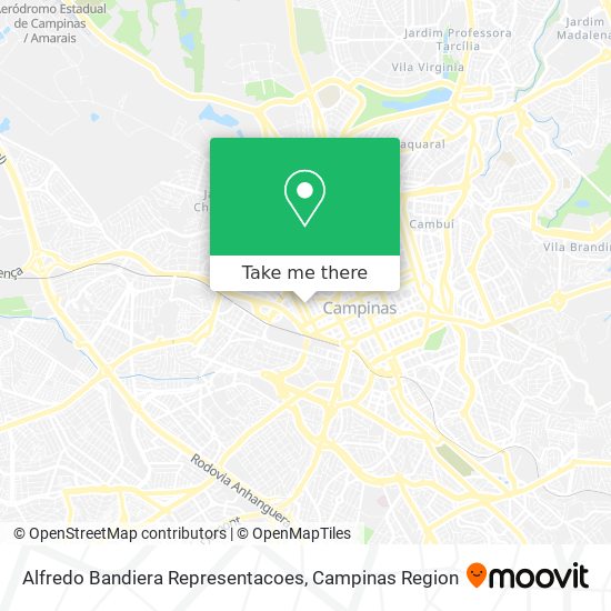 Alfredo Bandiera Representacoes map