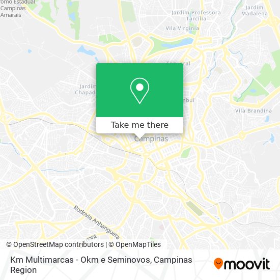 Km Multimarcas - Okm e Seminovos map