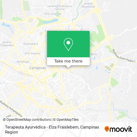 Terapeuta Ayurvédica - Elza Fraislebem map