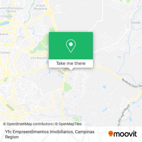 Mapa Yfc Empreendimentos Imobiliarios