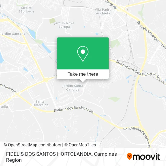 FIDELIS DOS SANTOS HORTOLANDIA map