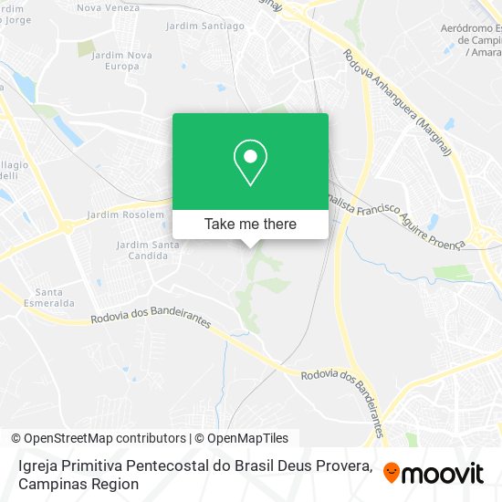 Mapa Igreja Primitiva Pentecostal do Brasil Deus Provera