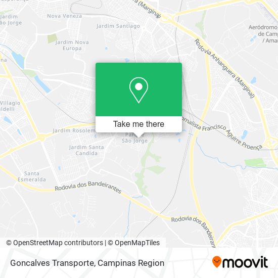 Goncalves Transporte map