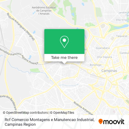 Mapa Rcf Comercio Montagens e Manutencao Industrial