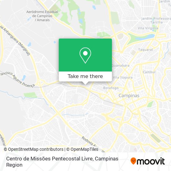 Centro de Missões Pentecostal Livre map