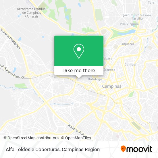 Alfa Toldos e Coberturas map