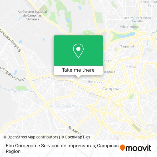 Mapa Elm Comercio e Servicos de Impressoras