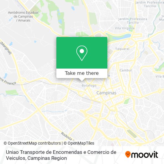 Uniao Transporte de Encomendas e Comercio de Veiculos map