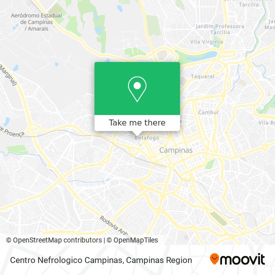 Centro Nefrologico Campinas map