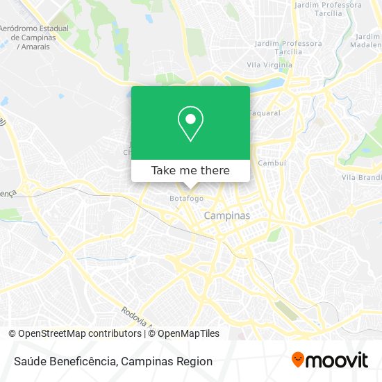 Saúde Beneficência map