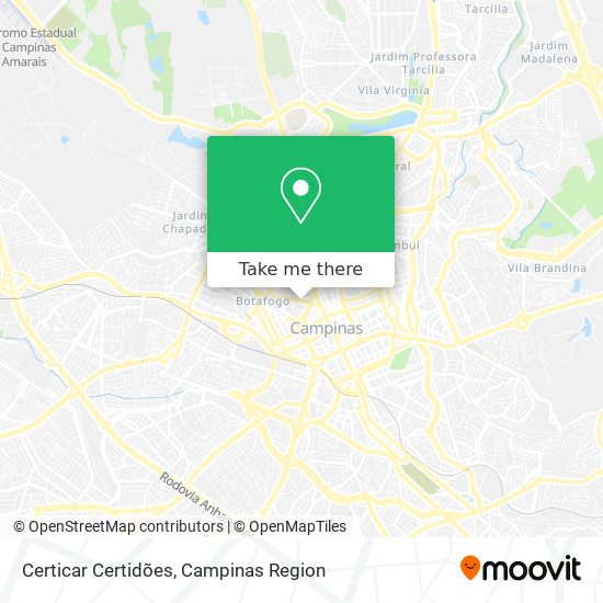 Certicar Certidões map