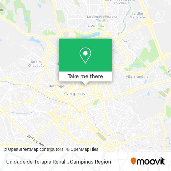 Unidade de Terapia Renal . map