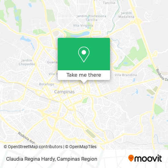 Claudia Regina Hardy map