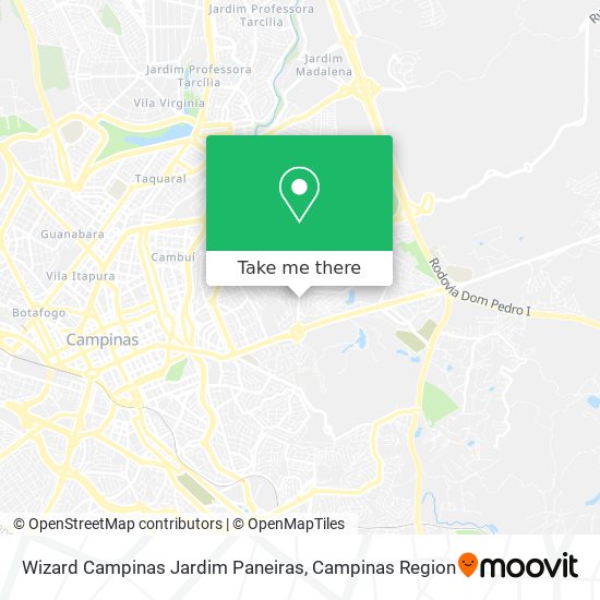 Mapa Wizard Campinas Jardim Paneiras