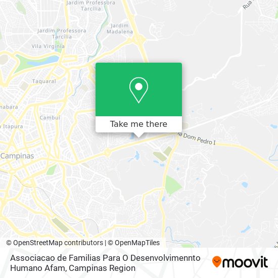 Associacao de Familias Para O Desenvolvimennto Humano Afam map