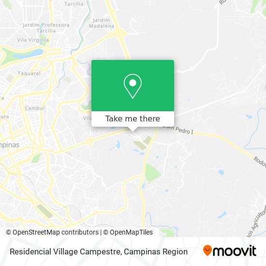 Mapa Residencial Village Campestre