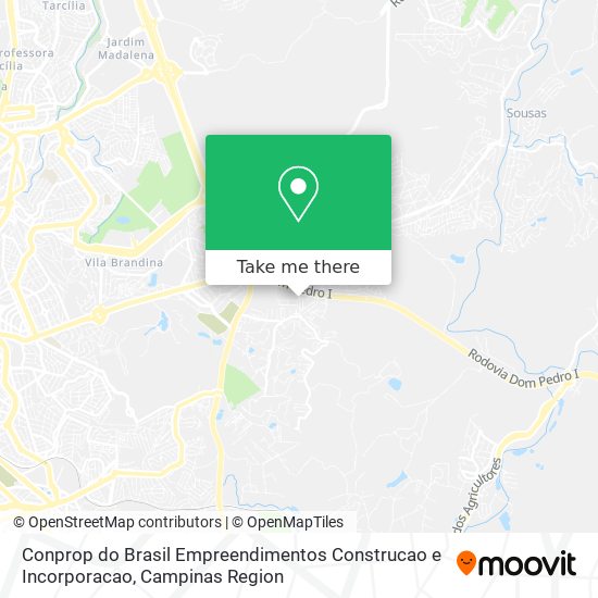 Conprop do Brasil Empreendimentos Construcao e Incorporacao map